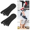Unique Bargains Women's Breathable Nylon Split Toe Compression Socks Non Slip 6 Pairs - 2 of 4