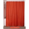 Evideco French Home Goods Extra Long Shower Curtain Polyester 12 Rings 79"L x 71"W - 3 of 4