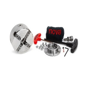 NOVA 23262 13-Piece PRO-TEK SUPERNOVA2 Insert Type Wood Turning Chuck and Jaws Set - 1 of 4