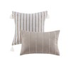 Gracie Mills Marissa Casual Farmhouse 5-Piece Clipped Jacquard Comforter Set with Throw Pillows - 4 of 4