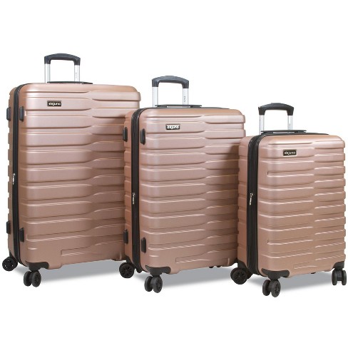 Miami Carryon Collins Expandable Hardside Checked 3pc Luggage Set : Target