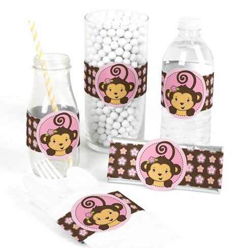 Girl monkey baby shower hot sale decorations