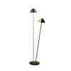 47.5" In Led Double G-9 Matte Powder Black/Silver Redman Brushed Nickel Floor Lamp - 4 of 4