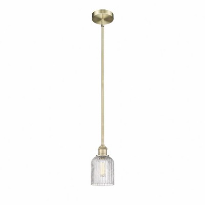 Innovations Lighting Bridal Veil 1 - Light Pendant In Antique Brass ...