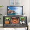 NicBex Electric Fireplace Insert Heater Stove Fireplace with Remote Control High Quality Touch Button 1500W Heater,Black - 2 of 4