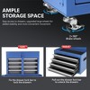 5-Drawer Rolling Tool Chest, Locking Removable Drawers Tool Cabinet w/Lockable Wheels, Heavy-Duty Garage Toolbox Cart for Home/Factory - 4 of 4