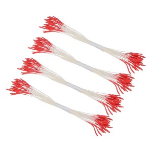 Unique Bargains DIY Crafts Wedding Floral Picks Artificial Flower Stamen Kit 100 Pcs - 1 of 4