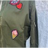 Women's Bomber Patch Jacket - Heart and Hips - 3 of 4