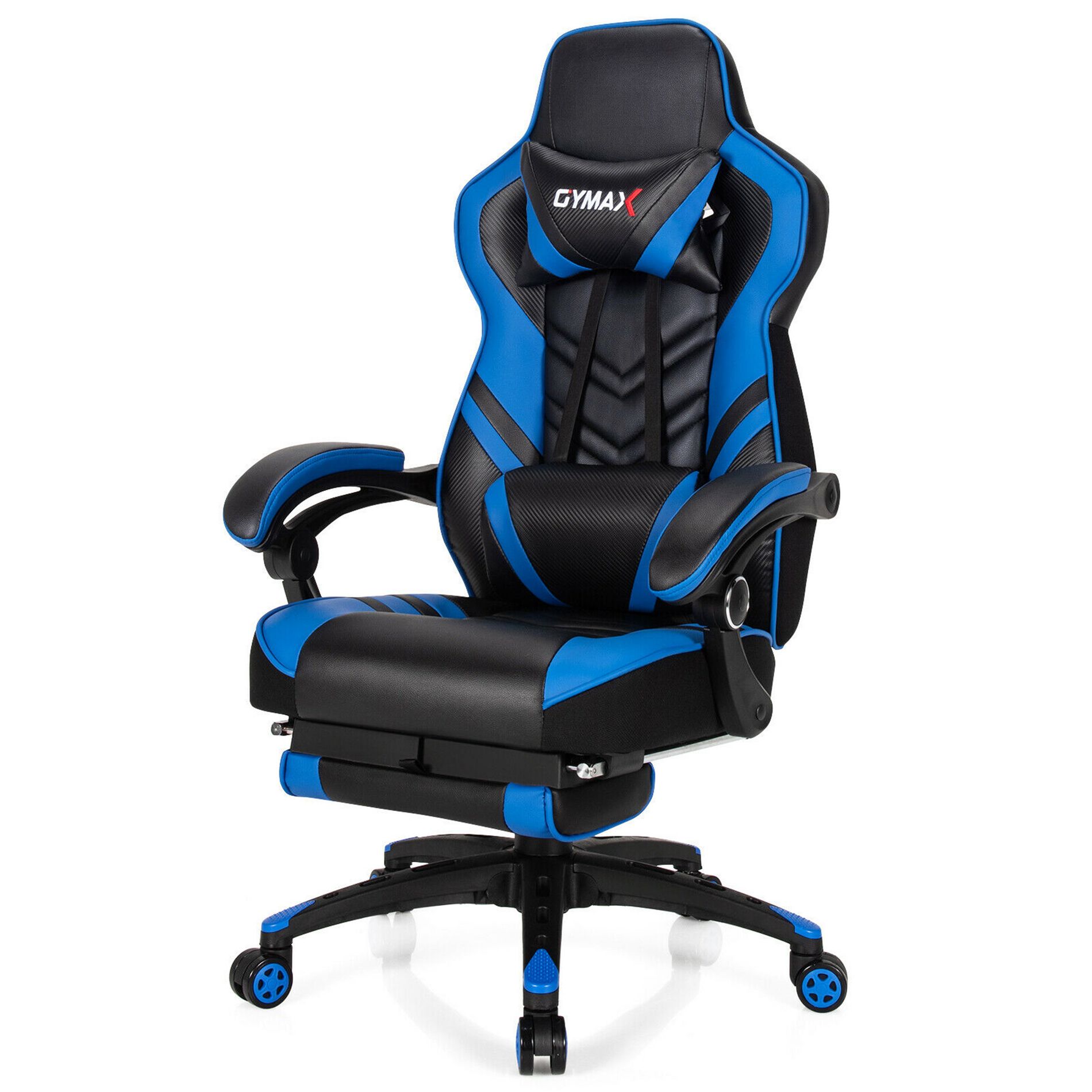 Costway Office Computer Desk Chair Gaming Chair Adjustable Swivel w/Footrest