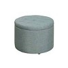 Designs4Comfort Round Shoe Ottoman - Breighton Home - 3 of 4