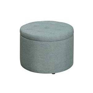 Designs4Comfort Round Shoe Ottoman - Breighton Home - 1 of 4