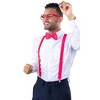 Dress Up America Neon Suspenders Set for Adults - Bow-tie, Glasses and Suspenders Set - 2 of 2
