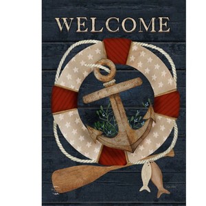 Briarwood Lane Everyday Garden Flag 12x18 For Outdoor Coastal Anchor Garden Flag Flags For Outside - 1 of 4