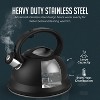 3 Qt Heavy Duty Stainless Steel Whistling Tea Kettle – Stay Cool Handle & Knob - 3 of 4