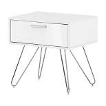 Slendel Nightstand Pure White - South Shore