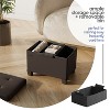 StorageBud Storage Ottoman for Bedroom End of Bed, Faux Leather Storage Bench, Large Storage Ottoman Bench, Entryway Bench with Storage - 3 of 4