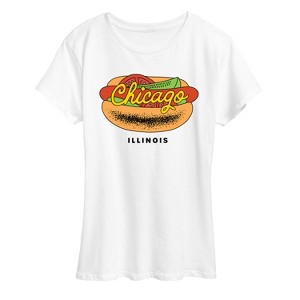 Women's - Instant Message - Chicago Dog Short Sleeve Graphic T-Shirt - 1 of 4