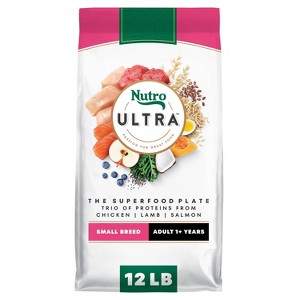 Nutro Ultra Protein Salmon, Chicken and Lamb Flavor Dry Dog Food - 12lbs - 1 of 4