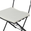 Nestfair 3pc Patio Bistro Balcony Metal Chair Table Set - 4 of 4