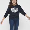 The Juniper Shop Football Game Day Stripes Youth Long Sleeve Tee - 2 of 2