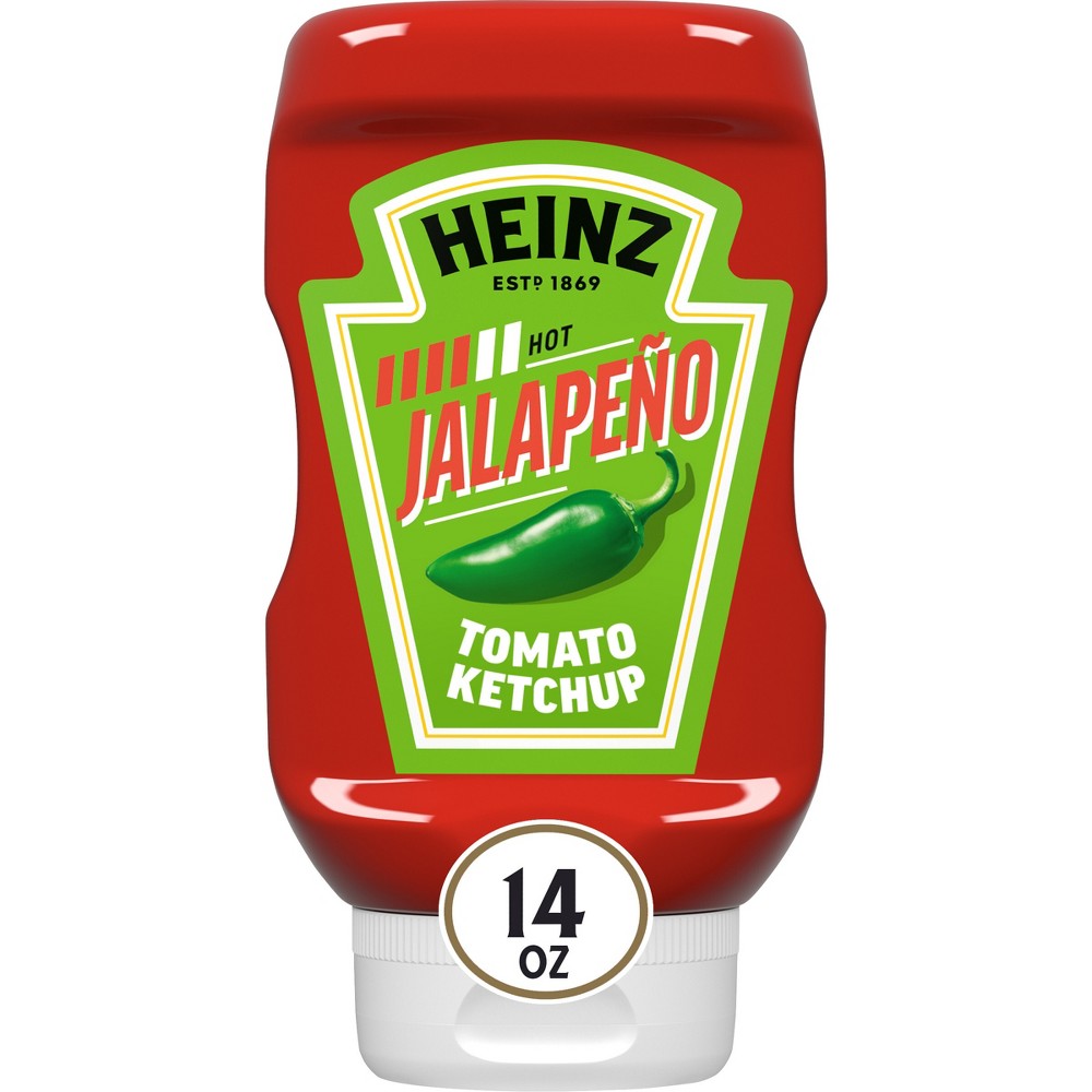 UPC 013000009546 product image for Heinz Jalapeno Tomato Ketchup - 14oz | upcitemdb.com