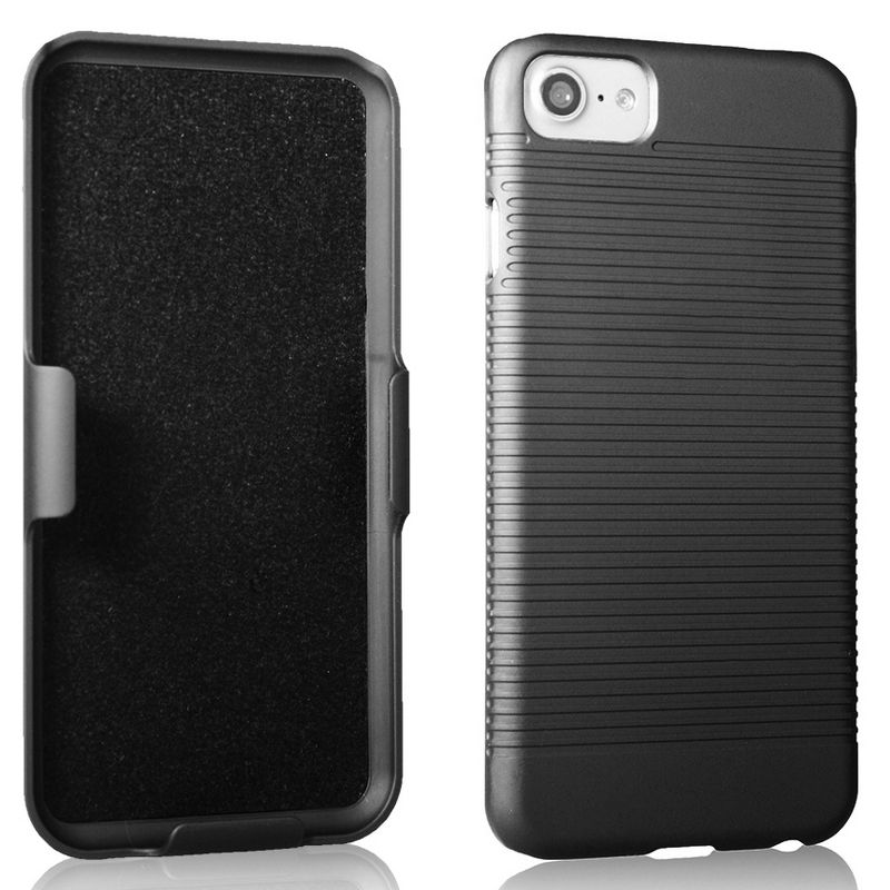 Nakedcellphone Case and Belt Clip Holster for iPhone 8 - Black, 3 of 8