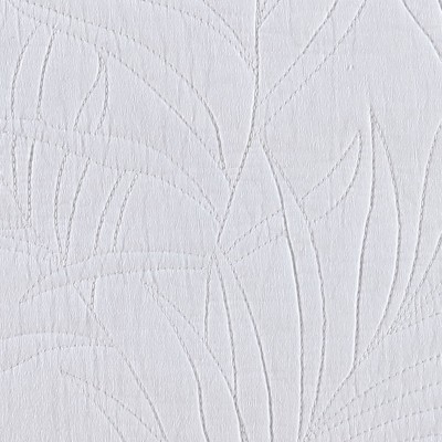 White Embroidered Cotton Standard Shams, 2-Pack