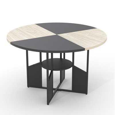 wood color + black