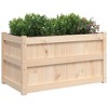vidaXL Garden Planter 35.4"x19.7"x19.7" Solid Wood Pine - 4 of 4