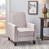KWPZQEB Modern Accent Chair, Upholstered Armchair with Adjustable Backrest, Mid-Century Push Back Chairs for Living Room and Bedroom - 4 of 4