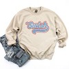 Simply Sage Market Swish Retro Sweatshirt - 3 of 4
