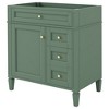 30'' Bathroom Vanity Without Sink, Freestanding Bathroom Storage Cabinet With 2 Drawers And 1 Tip-Out Drawer - 2 of 4