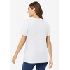 Woman Within Plus Size Perfect Short-Sleeve Scoopneck Tee - 3 of 4