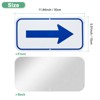Unique Bargains Aluminum Reflective Outdoor Garden Arrow Sign 1 Pc - 3 of 4