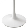 CAVINAS Dining Table Modern Round Dining Table for 2 Metal Base Dining Table for Kitchen - 3 of 4