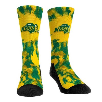 NCAA North Dakota State Bison Paint Crew Socks - L/XL