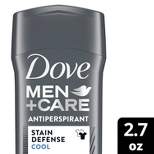 Dove Men+Care 72-Hour Stain Defense Stick Antiperspirant & Deodorant - Cool - 2.7oz