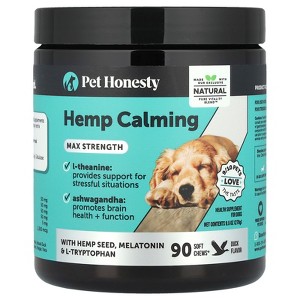 Pet Honesty Hemp Calming, Max Strength, For Dogs, Duck, 90 Soft Chews, 9.5 oz (270 g) - 1 of 3