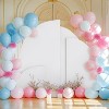 GAOMON Wedding Arch Cover,Spandex Fitted Arch Covers,Round Top Chiara Arch Backdrop Cover - 2 of 4