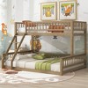 Twin XL Over Queen Bunk Bed with Ladder and Guardrails - 4 of 4