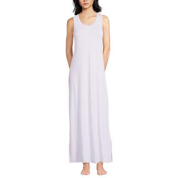 Lands' End Women's Sleeveless Cooling Long Nightgown