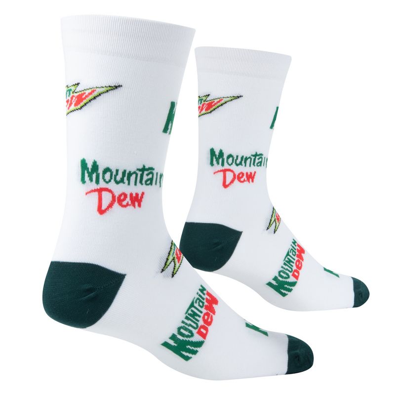 Crazy Socks, Mountain Dew, Funny Novelty Socks, Large, 3 of 6