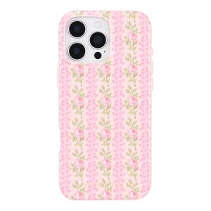 <Rian bagus いちご>STONE ガーメントケース LoveShackFancy x Target – Case-Mate Blooming Heirloom iPhone 16