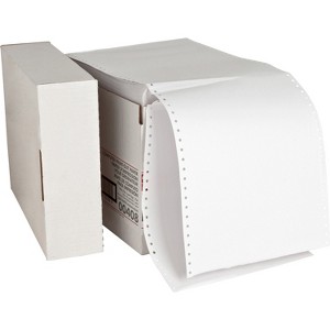 Sparco Computer Paper Plain 20 lb. 9-1/2"x11" 2300 Sht/CT WE 00408 - 1 of 2