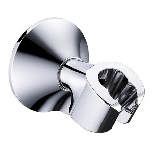 BRIGHT SHOWERS Strong Adhesive Shower Head Holder with Dual Angle Adjustable, Wall Mounted Handheld Bracket - 1 of 4