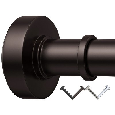 Shower Rod,Adjustable 43-72 inches,Rust Resistance, Metal Tension Rod with Spring