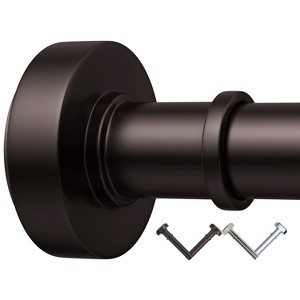 Shower Rod,Adjustable 43-72 inches,Rust Resistance, Metal Tension Rod with Spring - 1 of 4
