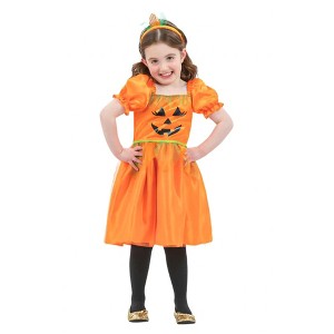 Girls Pumpkin Child Costume - 1 of 4