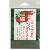 Dicksons Home for Christmas Heaven Red and White 5 x 2.75 Inch Magnet Refrigerator Magnet - 2 of 2