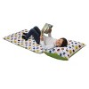 Sesame Street Come and Play Blue, Green, Red and Yellow, Elmo, Big Bird, Cookie Monster, Grover and Oscar the Grouch Deluxe Easy Fold Toddler Nap Mat - 2 of 4